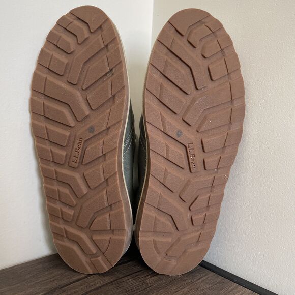 LL Bean Chukkas Ankle‎ Boots Green Canvas Women’s Size 7 Photo Sample RARE - Picture 6 of 10